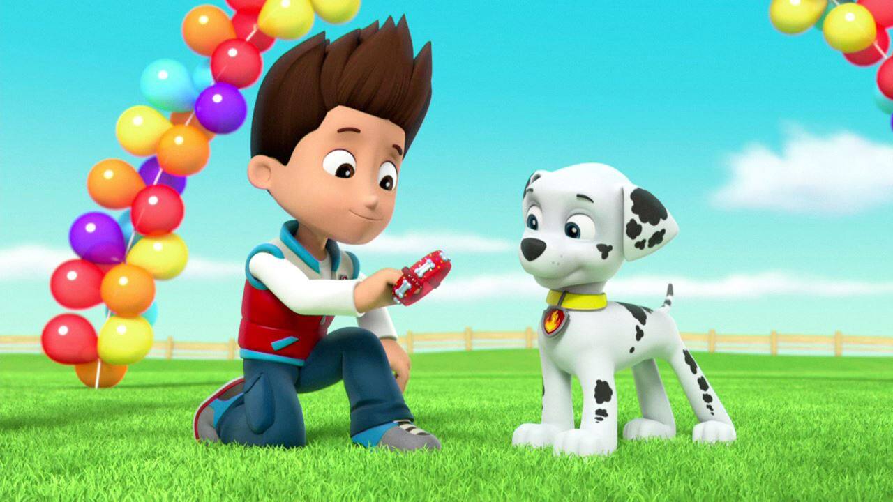 paw patrol pups save a lucky collar